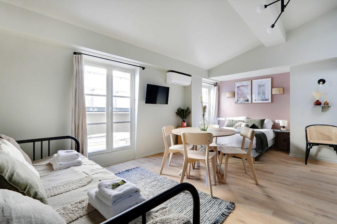 Beautiful Studio 4P - Montorgueil - 6 Apartment Paris Luaran gambar